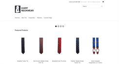 Desktop Screenshot of chippneckwear.com